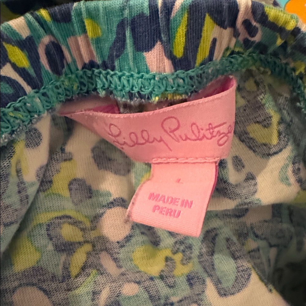 Lilly Pulitzer Windsor Sea Blue Stretch Strapless Dress Giraffe Print - L - Picture 6 of 6